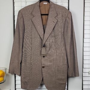 by Brioni for Neiman Marcus Men's Brown Blazer. Size 42 R